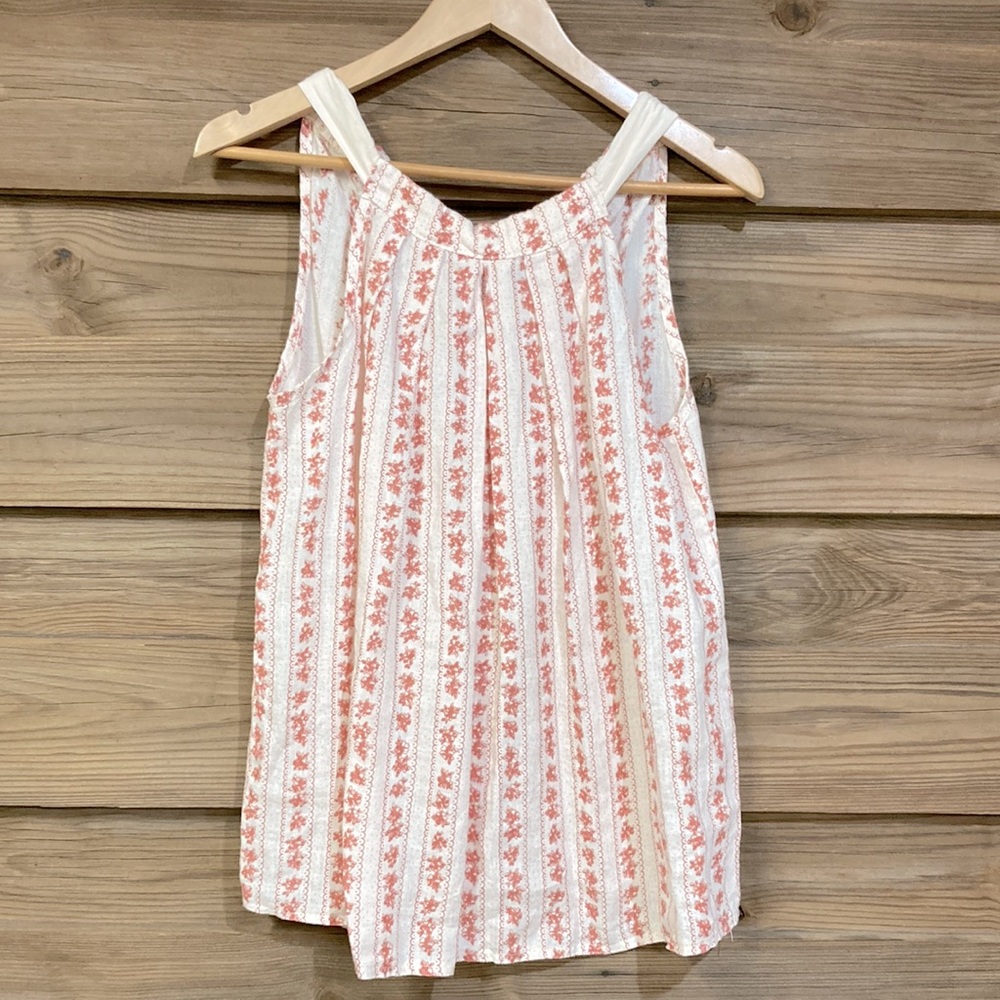 Bellambra Linen Tie Neck Tank
